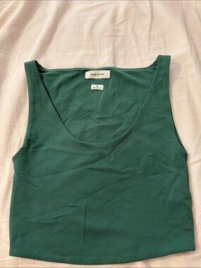 Babaton Teal Scoop Neck Tank